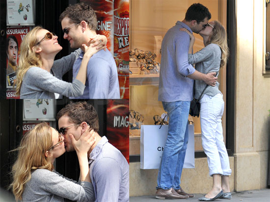 Pictures of Joshua Jackson and Diane Kruger Kissing and Shopping in Paris |  POPSUGAR Celebrity