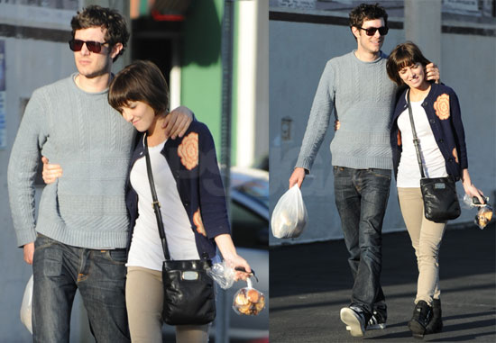 Adam Brody Has a Loved-Up Lunch With His Lorene.