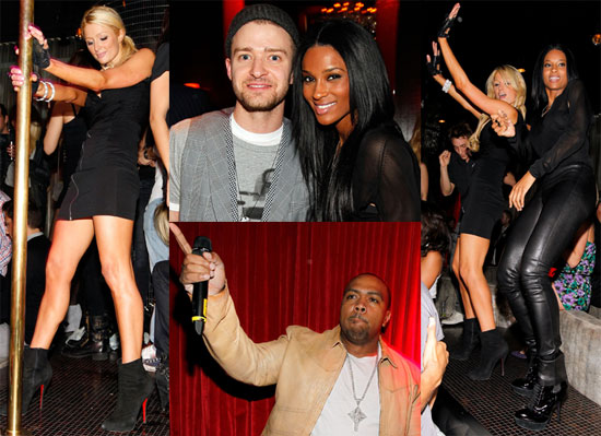 Pictures Of Paris Hilton Pole Dancing And Justin Timberlake At