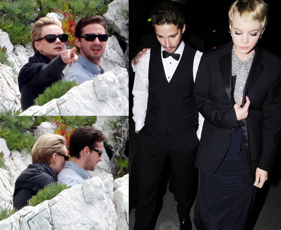 Pictures Of Shia Labeouf And Carey Mulligan Hugging In Cannes Popsugar Celebrity Uk