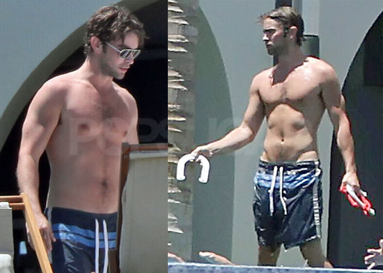 Chace Crawford's Shirtless Memorial Day in Mexico With Sister Candice ...
