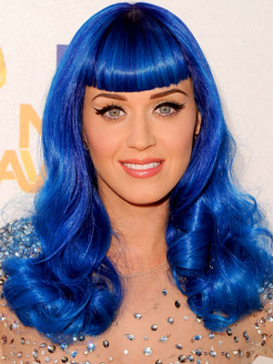 katy perry blue wig