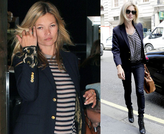 PIctures of Kate Moss in Breton Top Out in London | POPSUGAR Celebrity UK