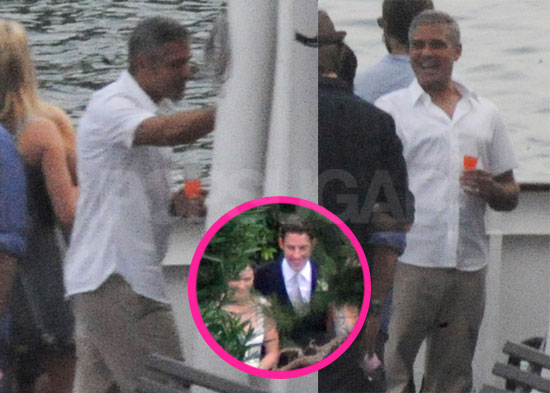 Pictures of George Clooney on Lake Como After Hosting John ...