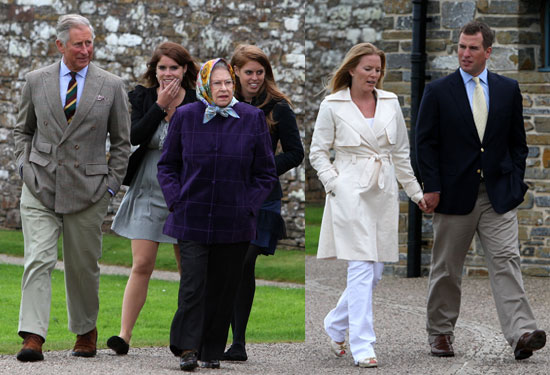 Pictures of the Queen, Princess Beatrice, Princess Eugenie ...