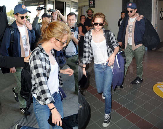 Pictures Of Robert Pattinson And Kristen Stewart At Lax 2010 08 17 20 22 23 Popsugar Celebrity