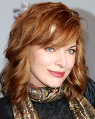 Picture Of Milla Jovovich With Red Hair And How To Get The Look