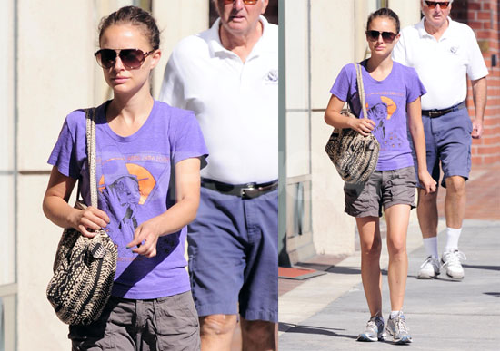 of Black Swan's Natalie Portman Out in LA Without Boyfriend Benjamin Millepied | POPSUGAR Celebrity