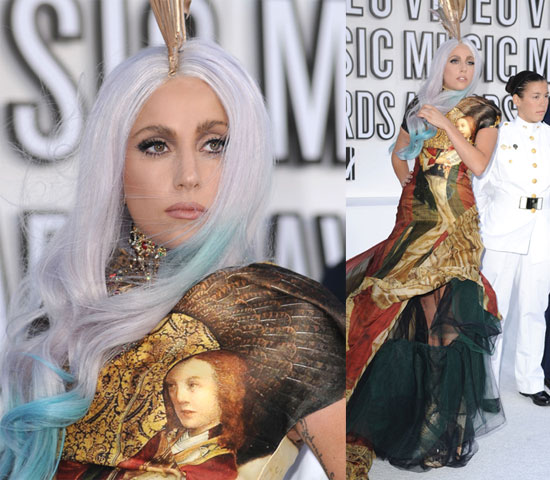 lady gaga vma alexander mcqueen