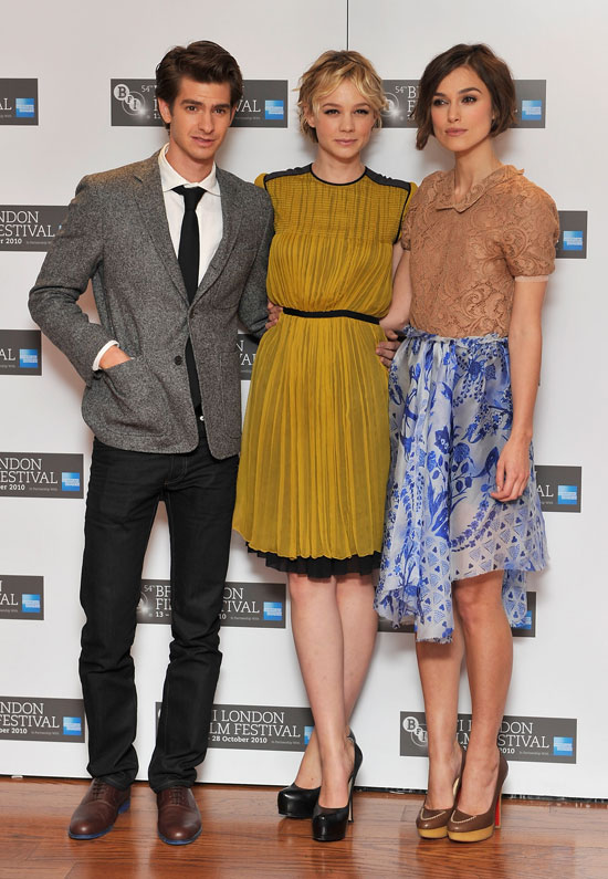 Pictures Of Keira Knightley Carey Mulligan And Andrew Garfield At Never Let Me Go London Film Festival Press Conference Popsugar Celebrity Uk