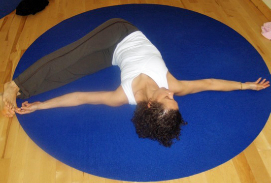 round yoga mat