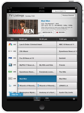 watch xfinity on ipad