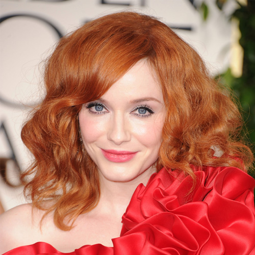 Christina Hendricks's Golden Globes Hair and Makeup | POPSUGAR Beauty