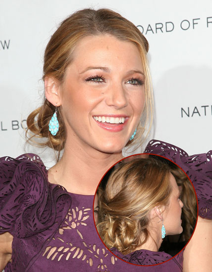 How To Get Blake Lively S Updo At The 2011 National Board Of