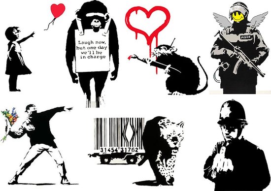 Get New Banksy Art Temporary Tattoos Popsugar Beauty