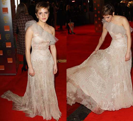 Photos Of Emma Watson At The 2011 Bafta Awards Popsugar