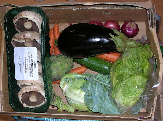 organic fruit and veg delivery