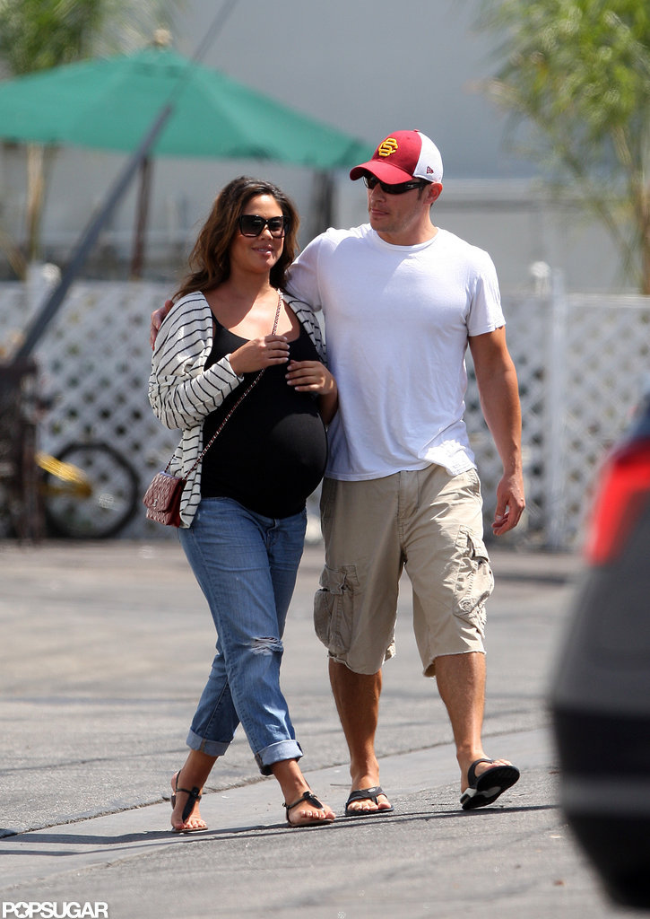 Pregnant Vanessa Minnillo and Nick Lachey Pictures | POPSUGAR Celebrity