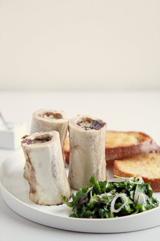 Roasted Bone Marrow With Parsley Salad POPSUGAR Food