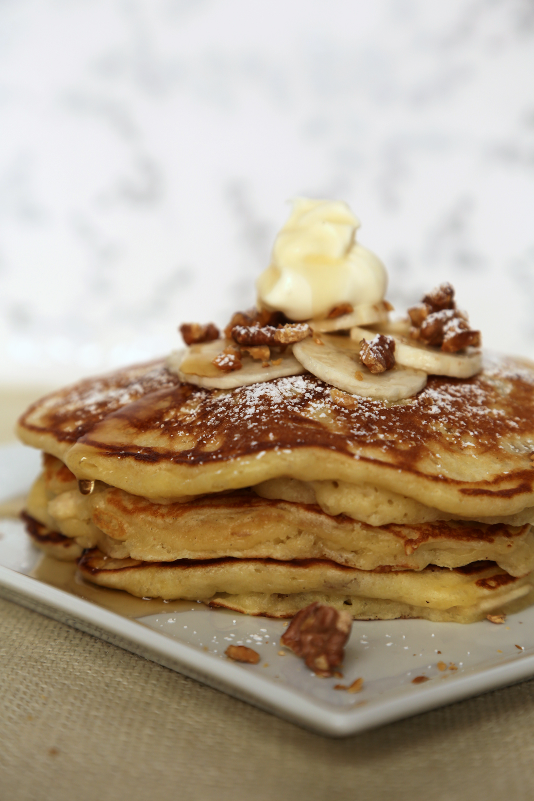 Banana Walnut Pancakes | POPSUGAR Food