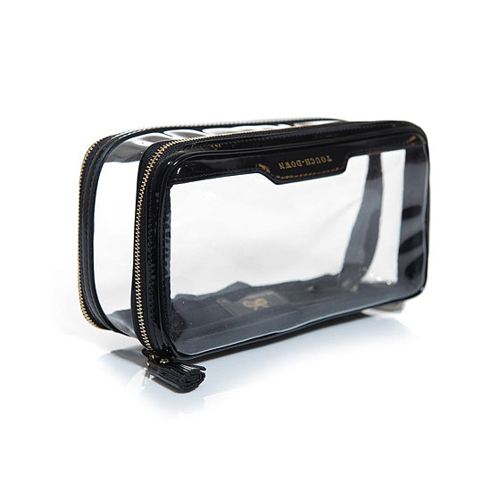 The Anya Hindmarch In-Flight Clear Makeup Bag ($194) is made of | TSA ...