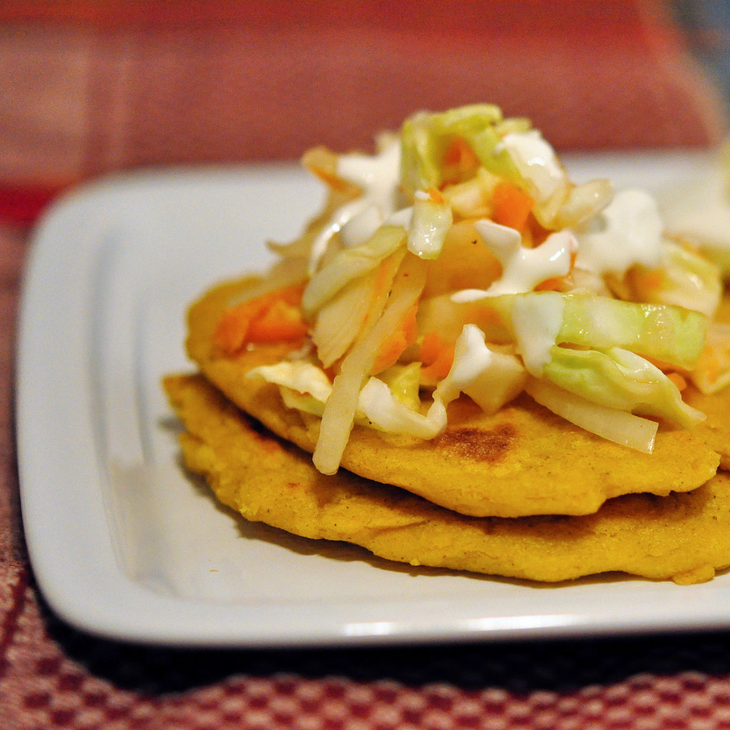 Cheese Pupusa and Coleslaw Recipe | POPSUGAR Food