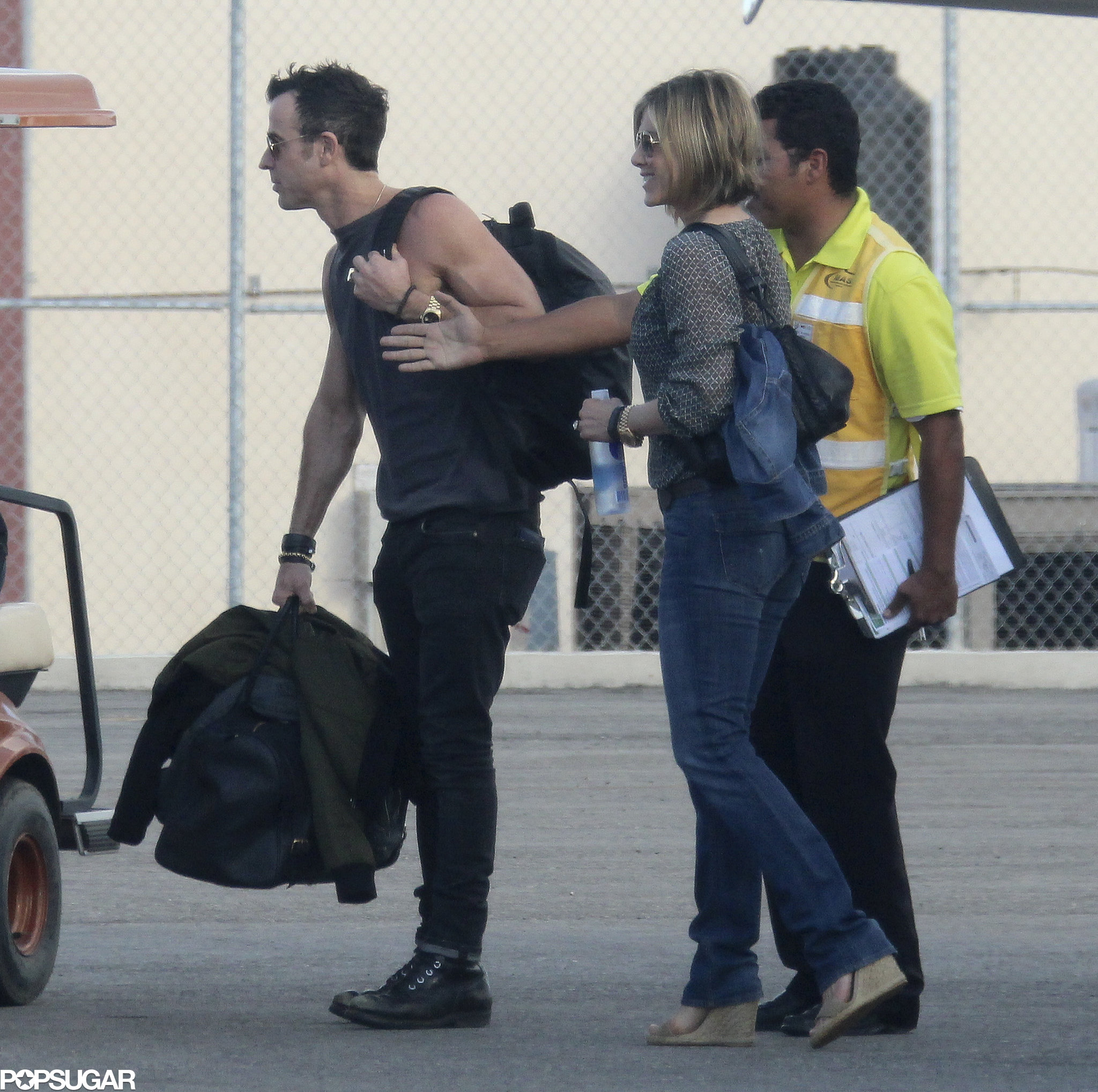 Jennifer Aniston and Justin Theroux on Vacation in Mexico | POPSUGAR