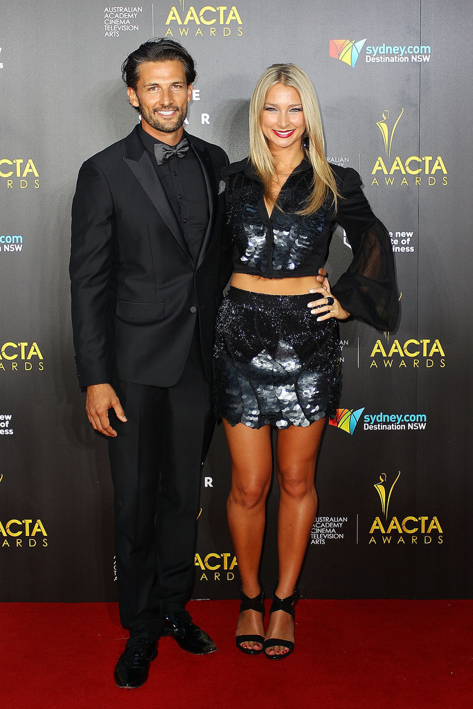 Tim and Anna walked the red carpet at the AACTA Awards at the end of ...