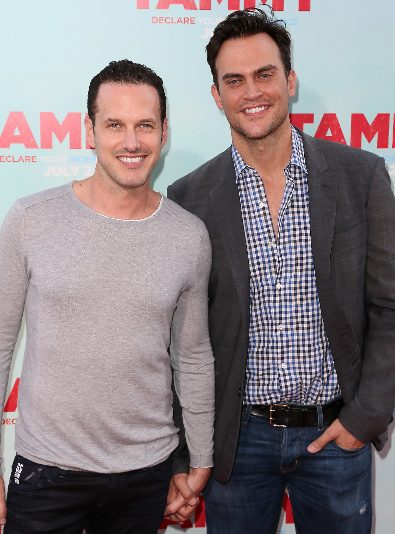 Cheyenne Jackson and Jason Landau | Same-Sex Celebrity Couples Say 