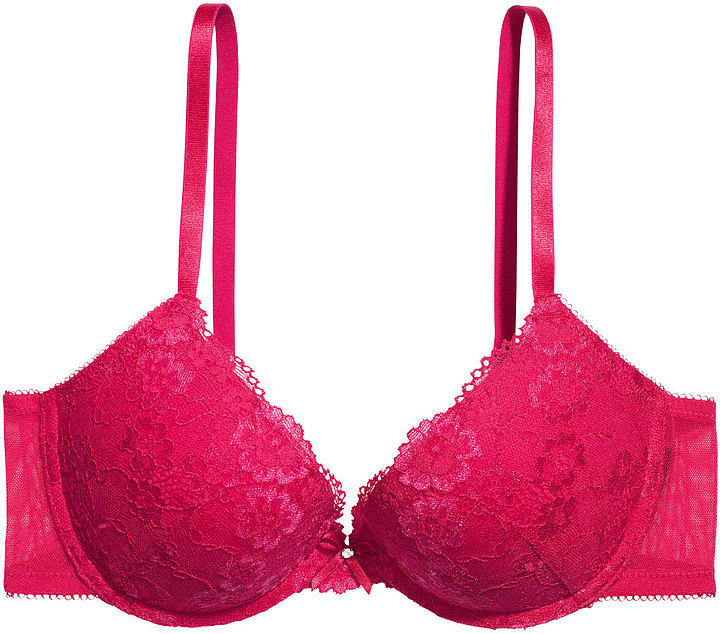 Topshop Pink Lace Push-Up Bra ($15) | The Only 8 Bras You'll Ever Need ...