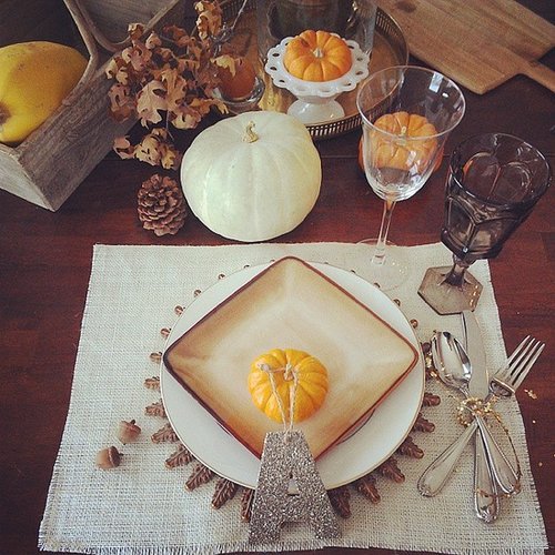 Thanksgiving Table Setting Ideas From Instagram | POPSUGAR Home