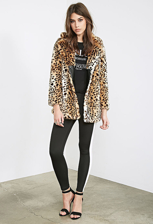 Forever 21 Leopard Faux Fur Coat ($86) | Here's How to Really Rock That ...