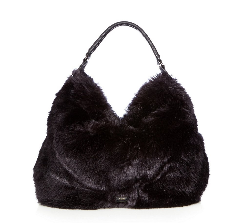 Fiorelli Black Faux Fur Shoulder Bag | Warm Their Hearts With These ...