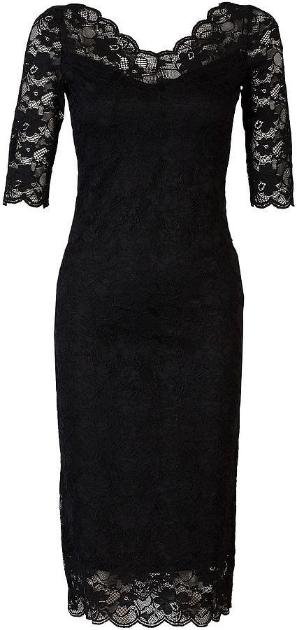 Jolie Moi v-neck lace body-con dress (£55) | 30 of the Best Little ...