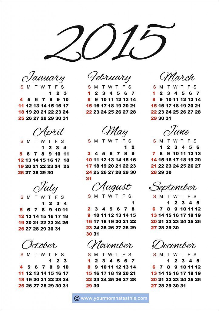 15 Free Printable Calendar