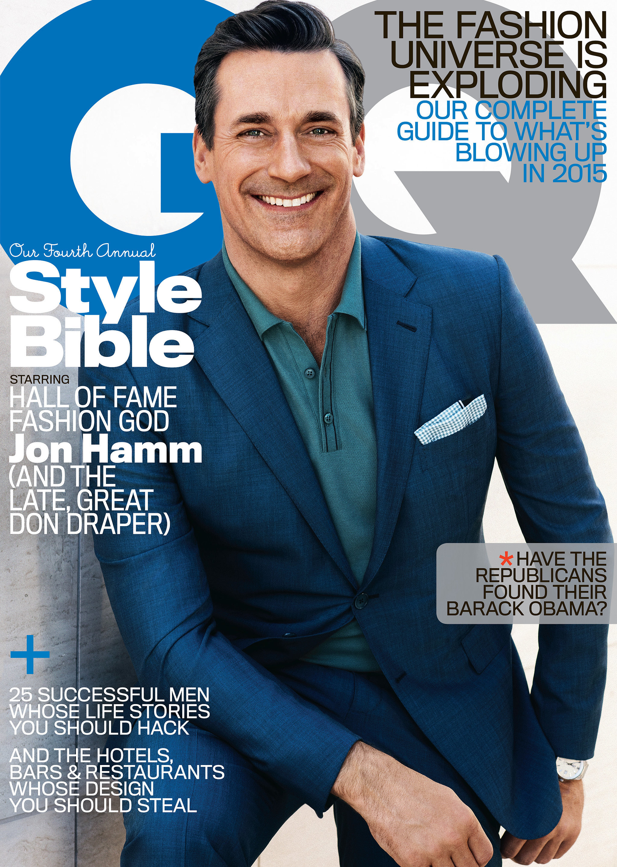 Jon Hamm GQ Magazine April 2015 | POPSUGAR Celebrity