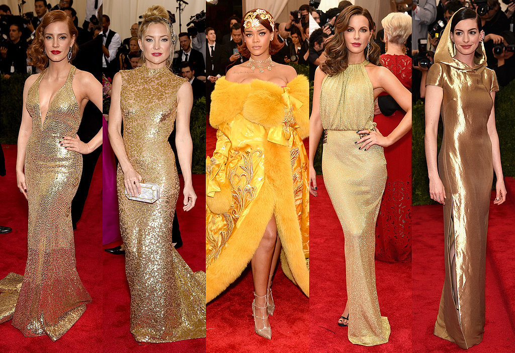 Gold Dresses at Met Gala 2015 | POPSUGAR Fashion