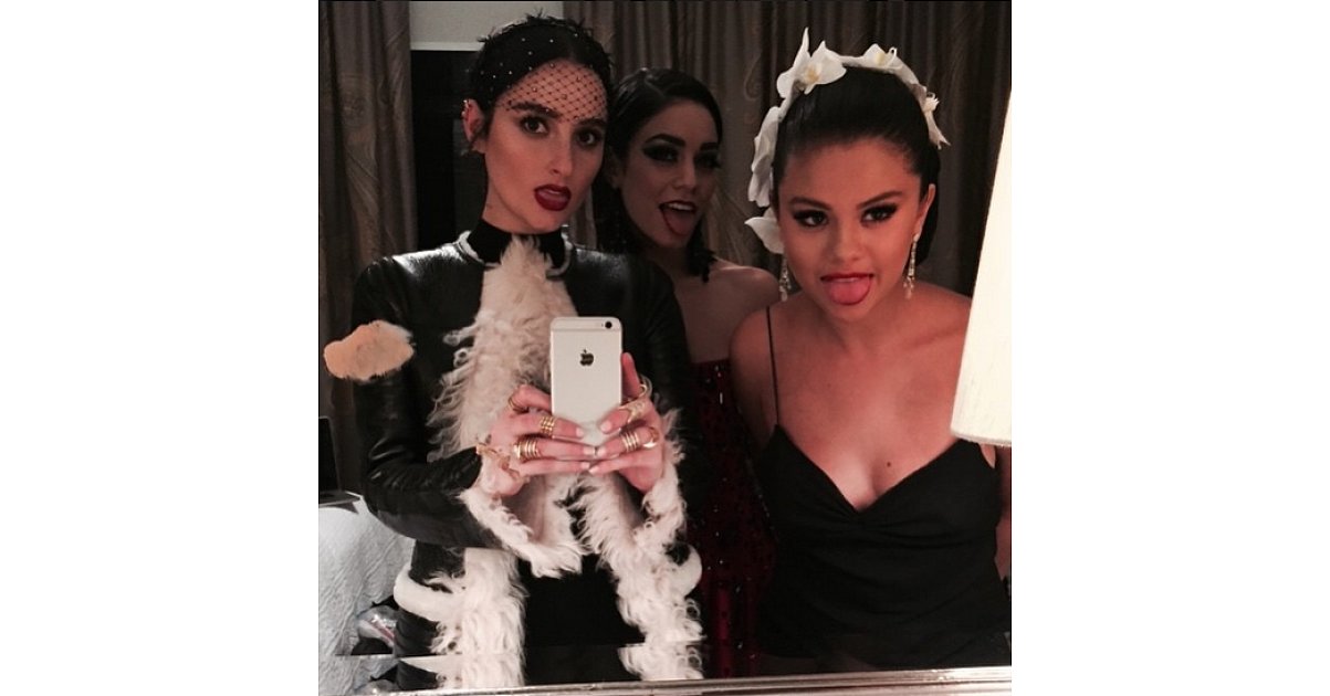 BFFs Vanessa Hudgens and Selena Gomez stuck their tongues out for a ...
