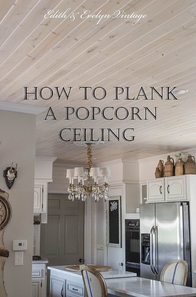 Good Bye Popcorn Ceiling Tiling Cover Up A Popcorn Ceiling If A