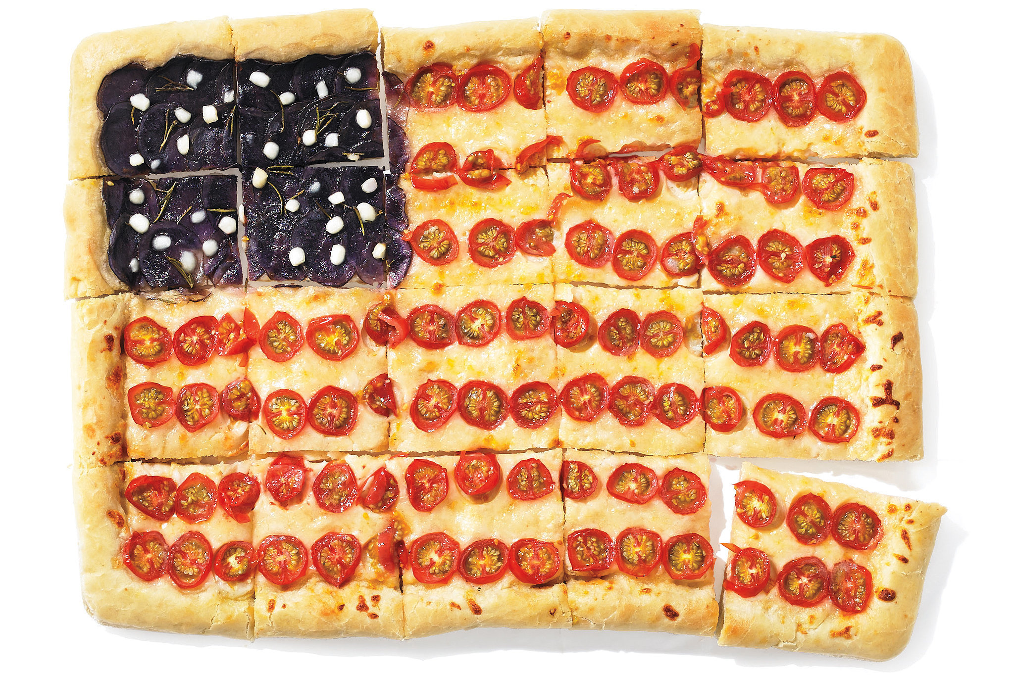 American Flag Pizza Recipe | POPSUGAR Food