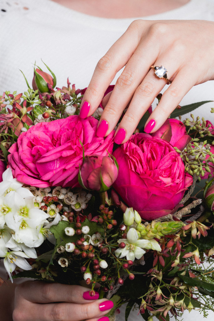 Bridal Nail Polish and Bouquet Ideas | POPSUGAR Beauty