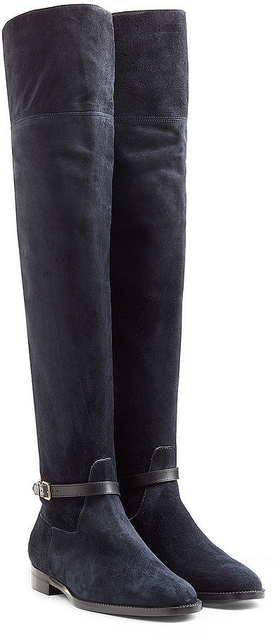 Burberry Suede Over-The-Knee Boots | How Soon Is Too Soon to Wear Over ...