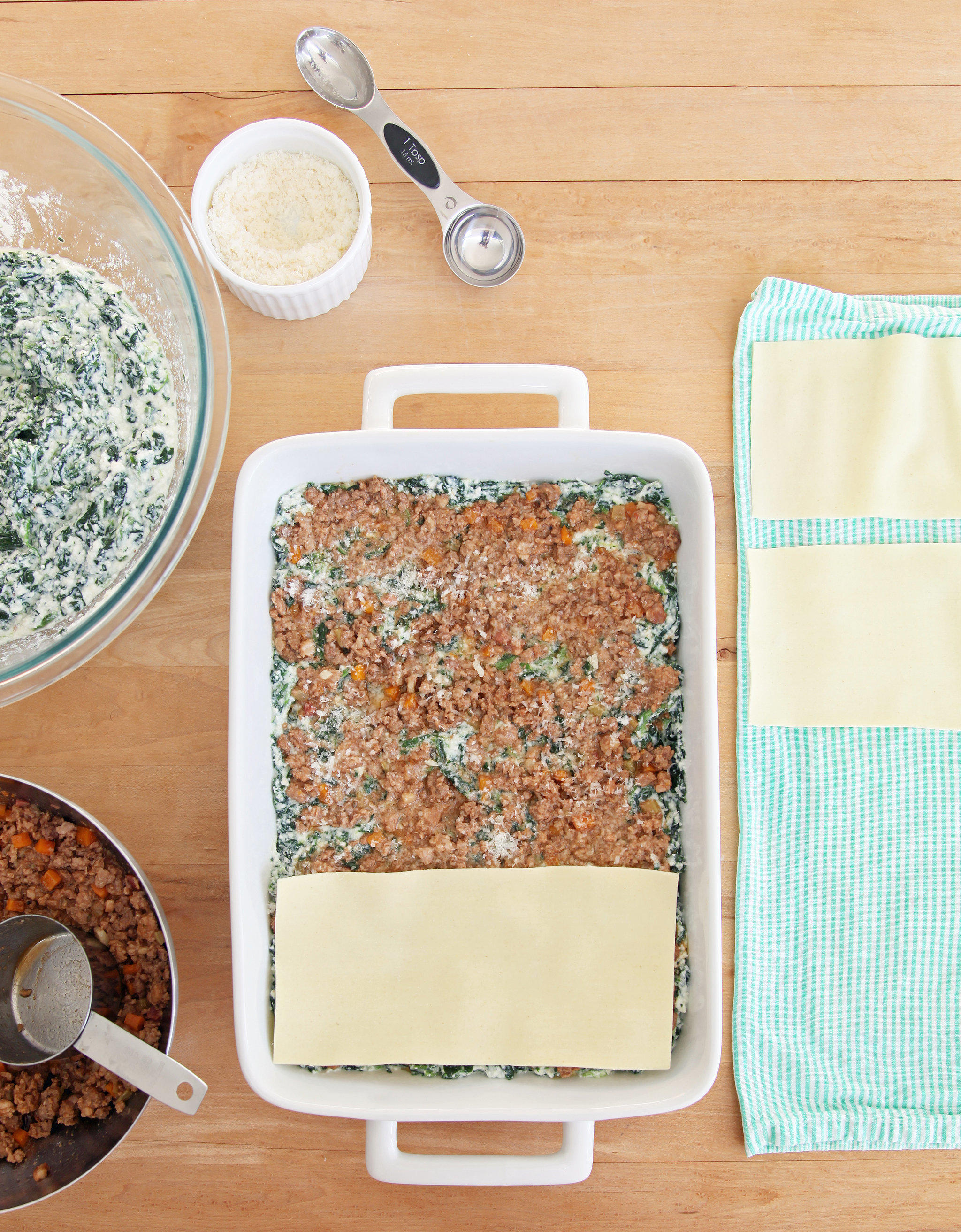 Lasagna Bolognese With Spinach | POPSUGAR Food