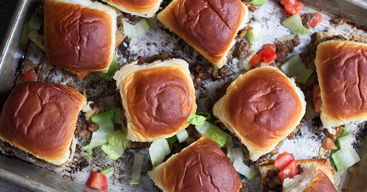 Chopped Cheeseburger Sliders Recipe | POPSUGAR Food
