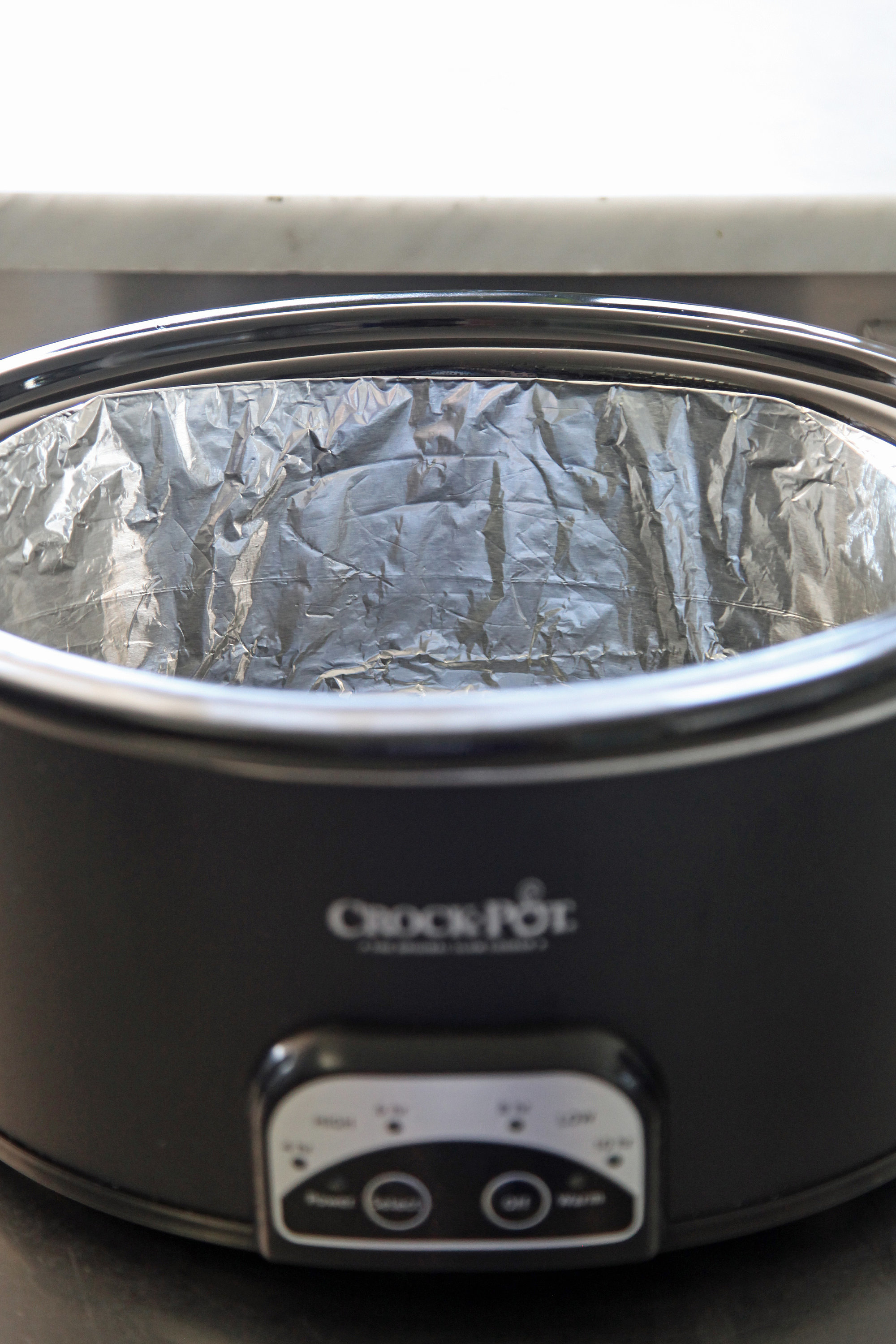 Line crock pot with foil new arrivals