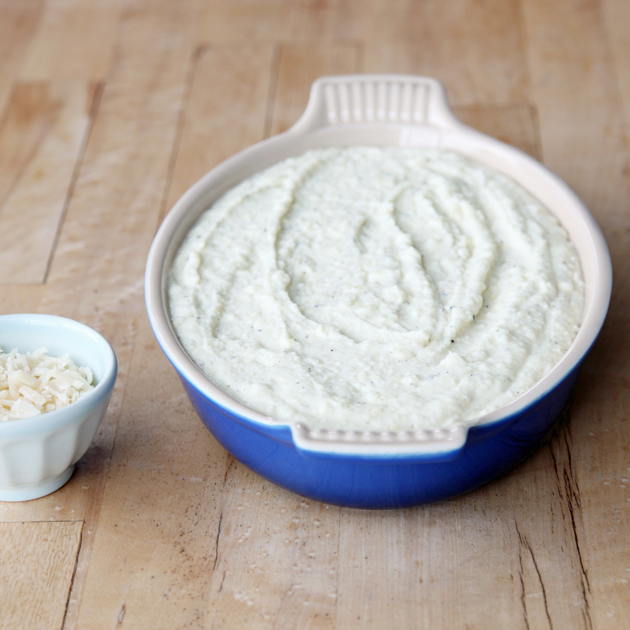 Ina Garten's mashed potatoes recipe for Thanksgiving: before baking