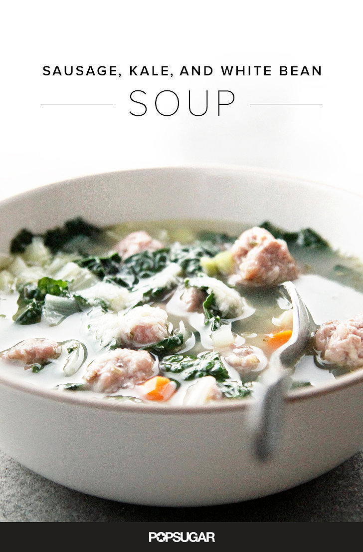 Italian Sausage, White Bean, and Kale Soup Recipe  POPSUGAR Food