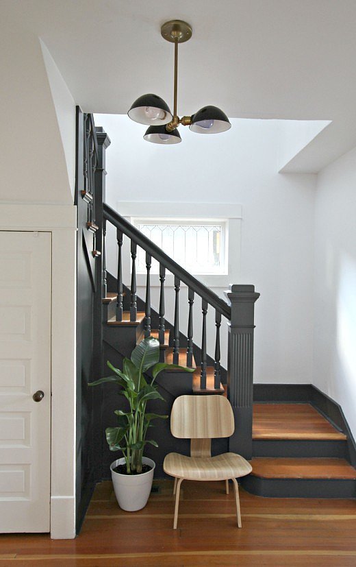 How to Modernize a Staircase With Paint | POPSUGAR Home