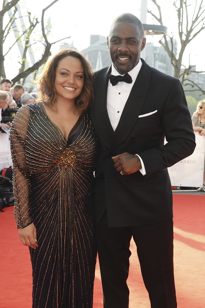 Idris Elba and Naiyana Garth at BAFTA Awards May 2016 | POPSUGAR Celebrity