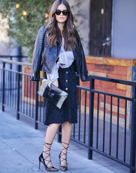 Chic Ways to Wear a Leather Jacket - ShopStyle Blog